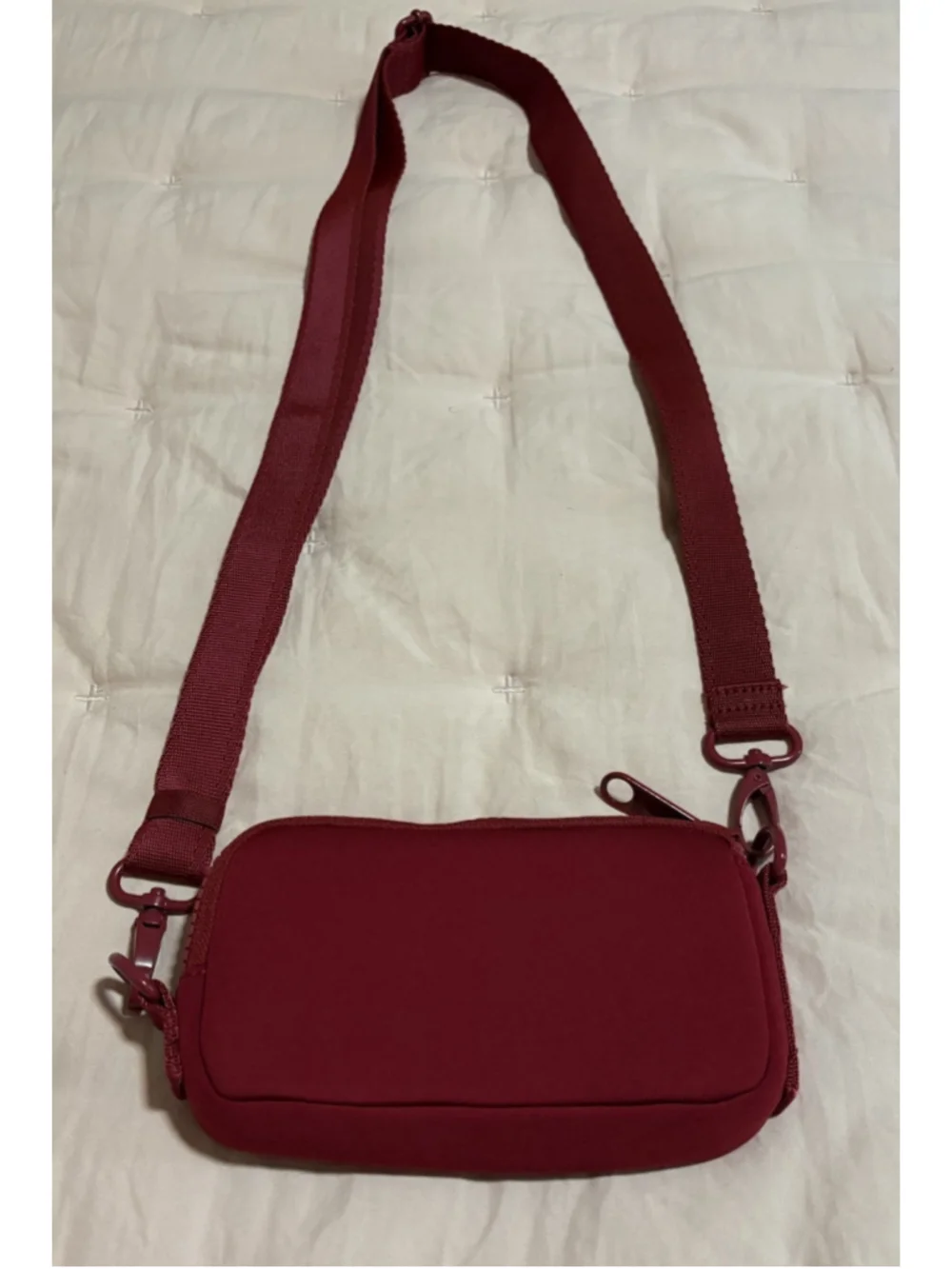 Dagne Dover Phone Sling Crossbody Bag in a Spice Red color Sephora Collab